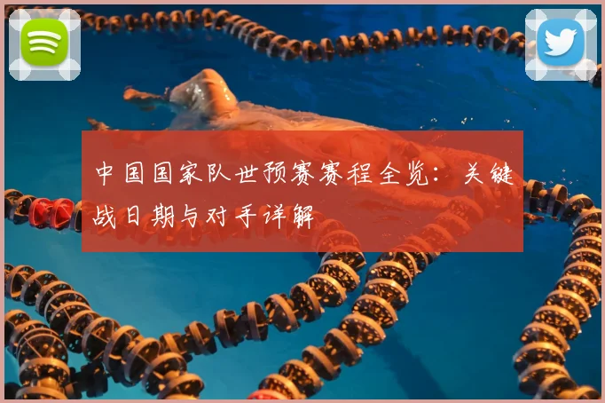 中国国家队世预赛赛程全览:关键战日期与对手详解